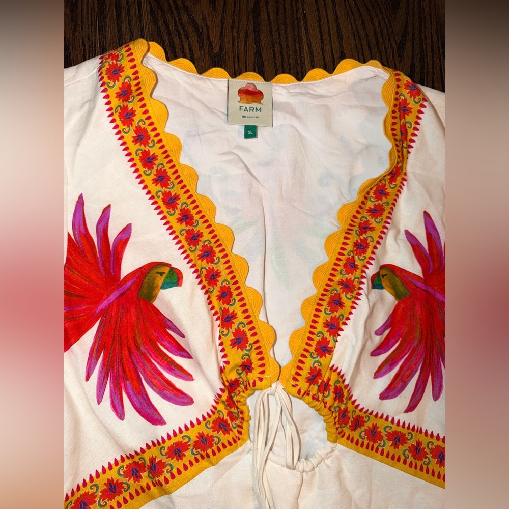 FARM Rio Vivid Garden Maxi Dress XL - Picture 3 of 5